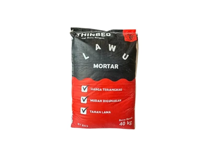 Lawu Mortar Perekat Bata Ringan 40kg